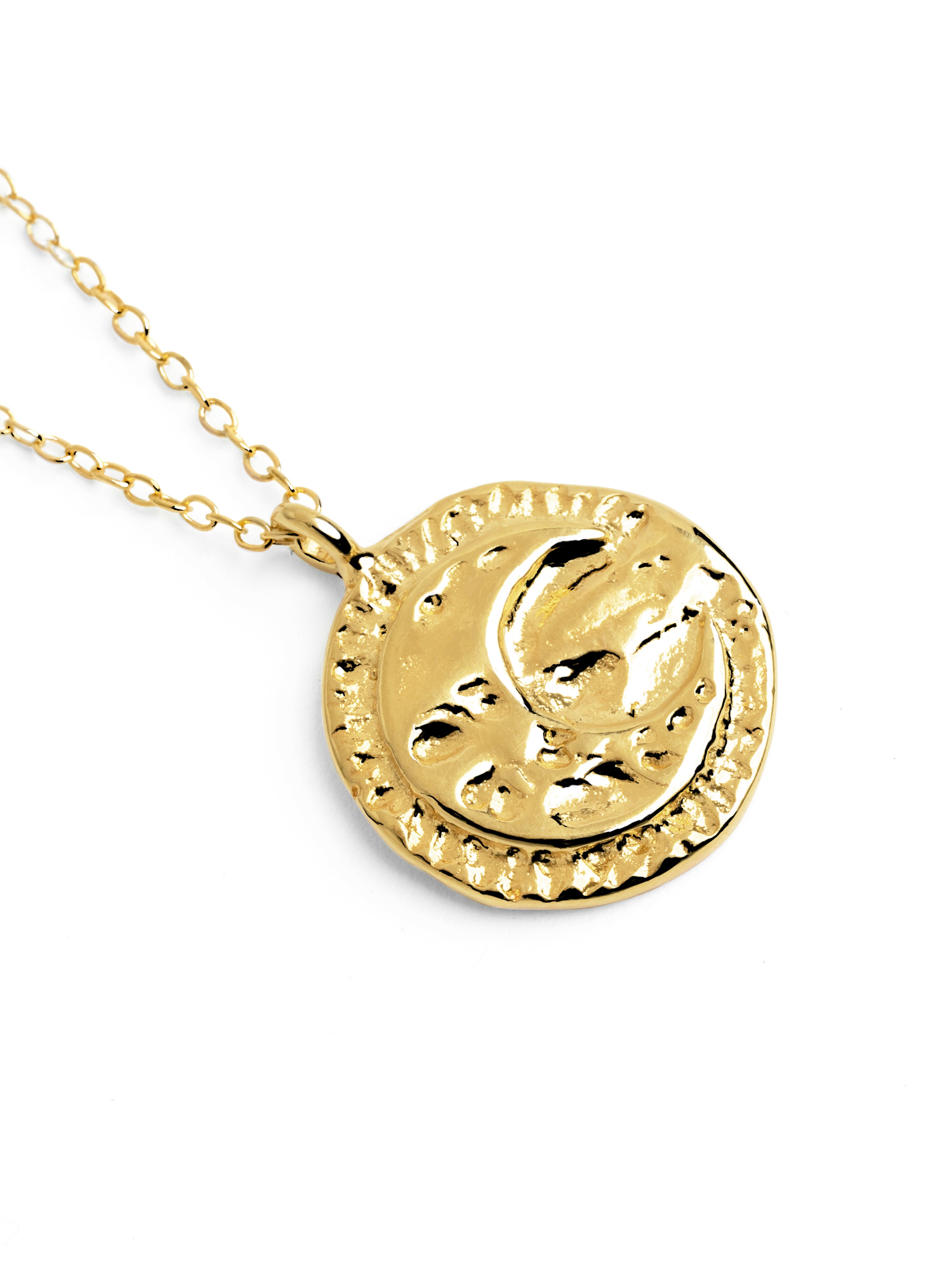 Collar Solstice Moon Oro