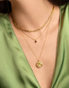 Sophie Black Gold Necklace