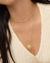 Collar Solstice Spark Baño Oro