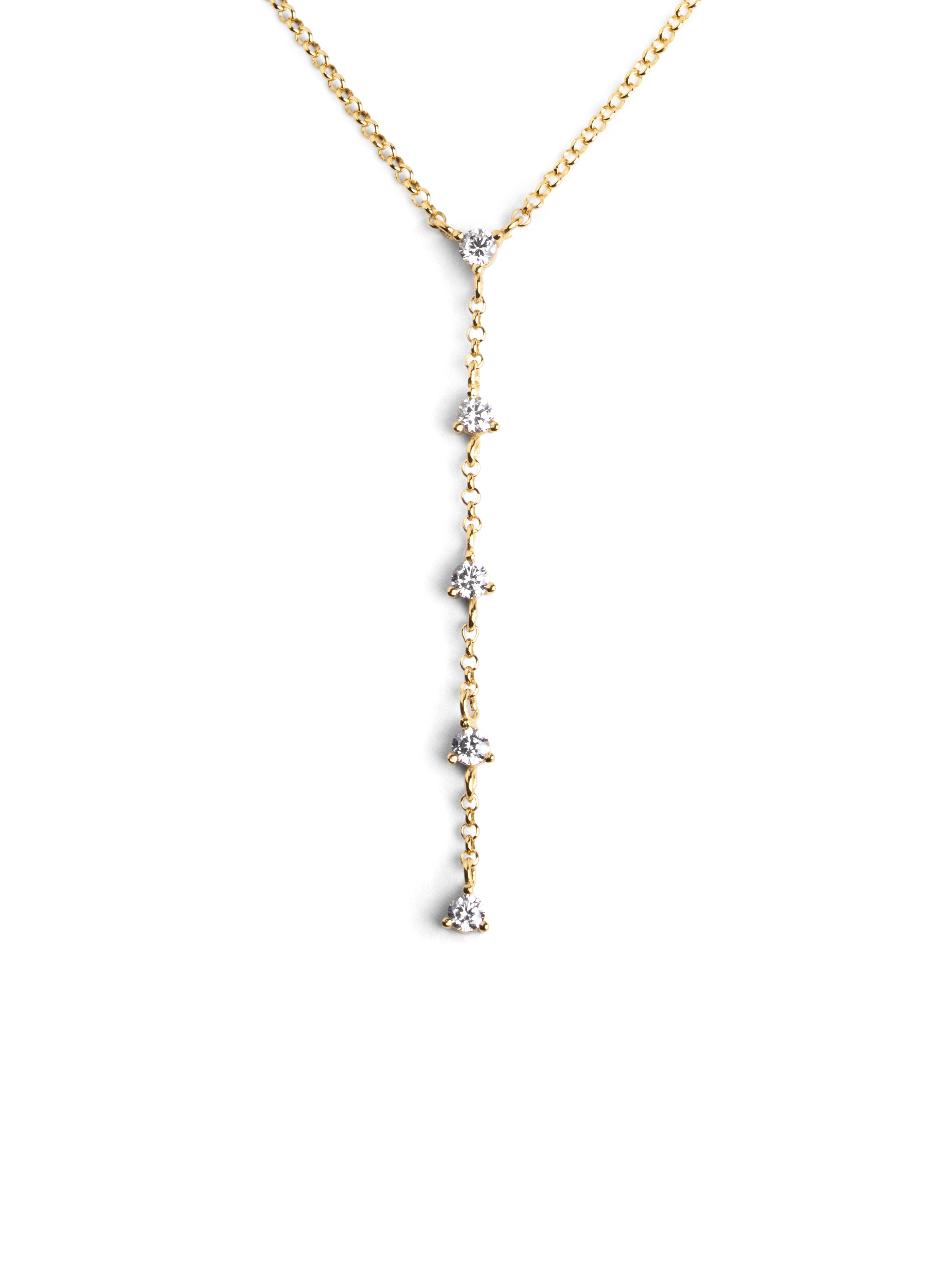 Collar Y Dangle Sparks Oro