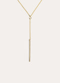 Y Stick Gold Necklace
