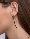 Pendientes Arch Pine Enamel Oro