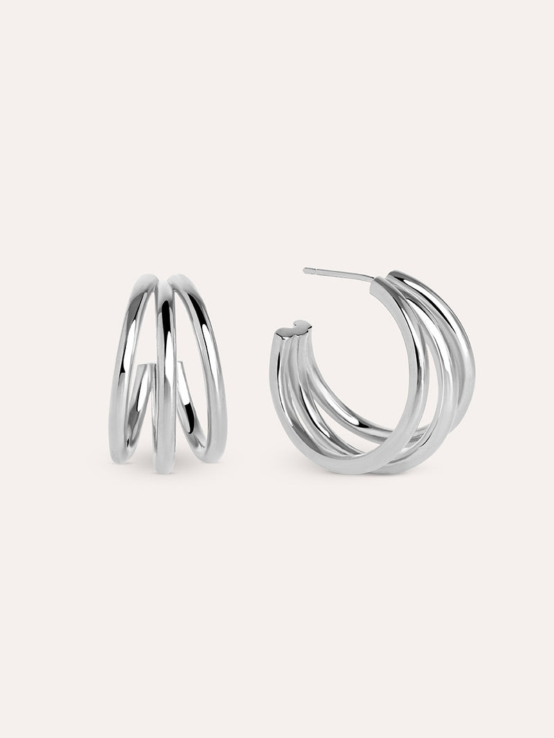 Triple Hoop Earrings
