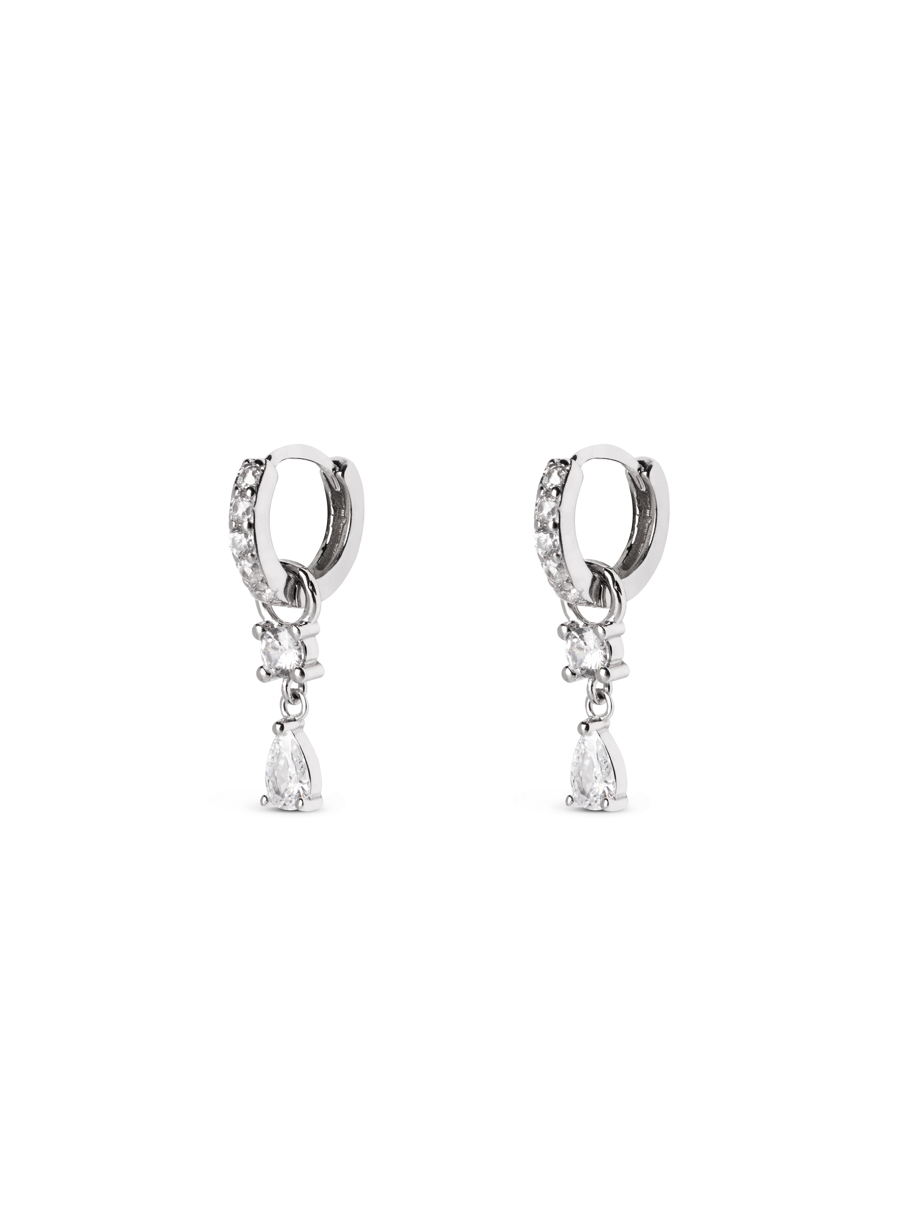 Pendientes Bari Plata