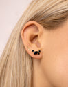 Pendientes Dream & Spark Black Oro Puesta