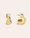 Pendientes Hari Plata Baño Oro