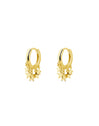 Pendientes Aro Mini Stars Oro