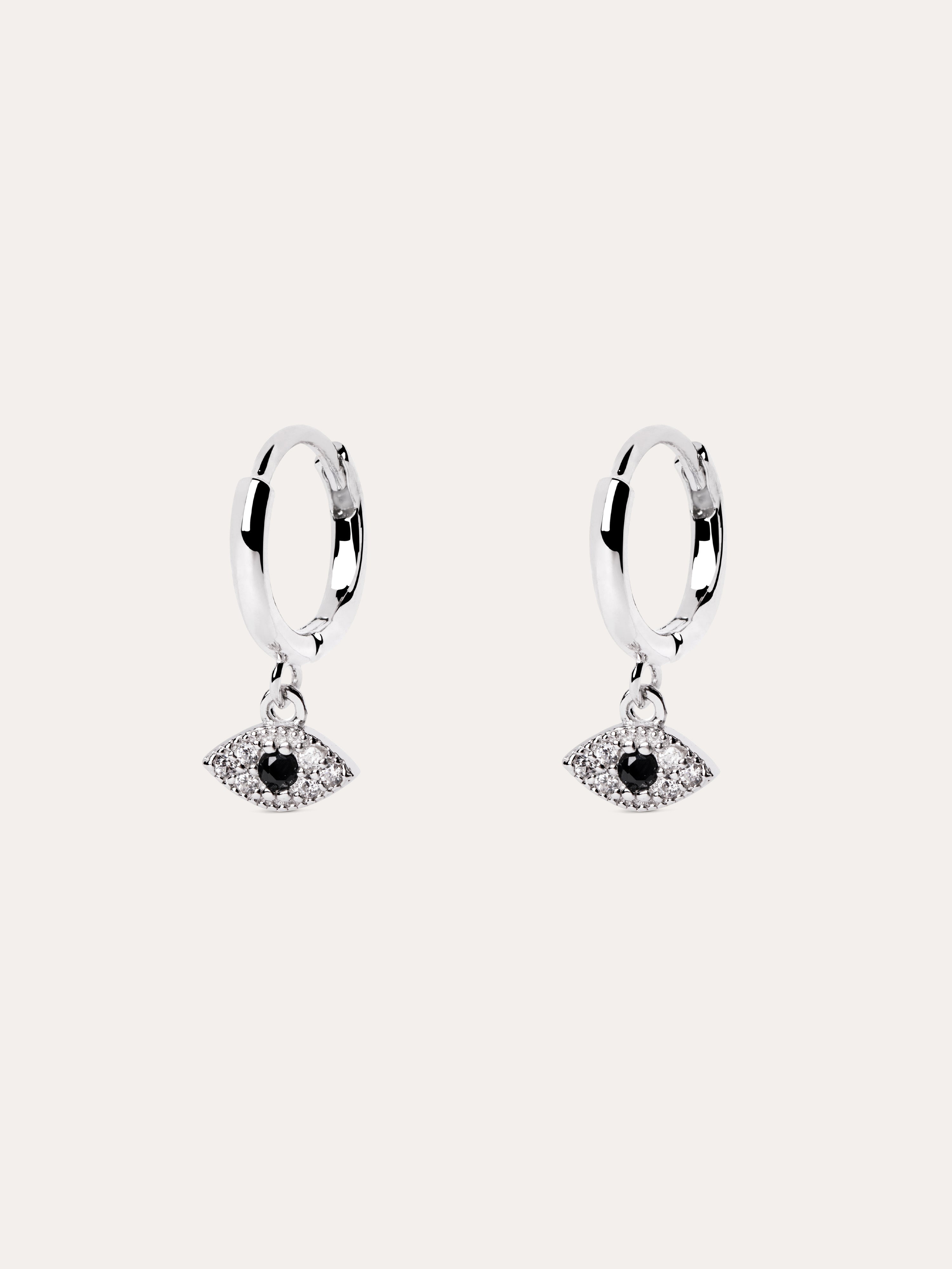 Pendientes Ojo de Horus Plata