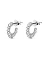 Pendientes Savana Plata