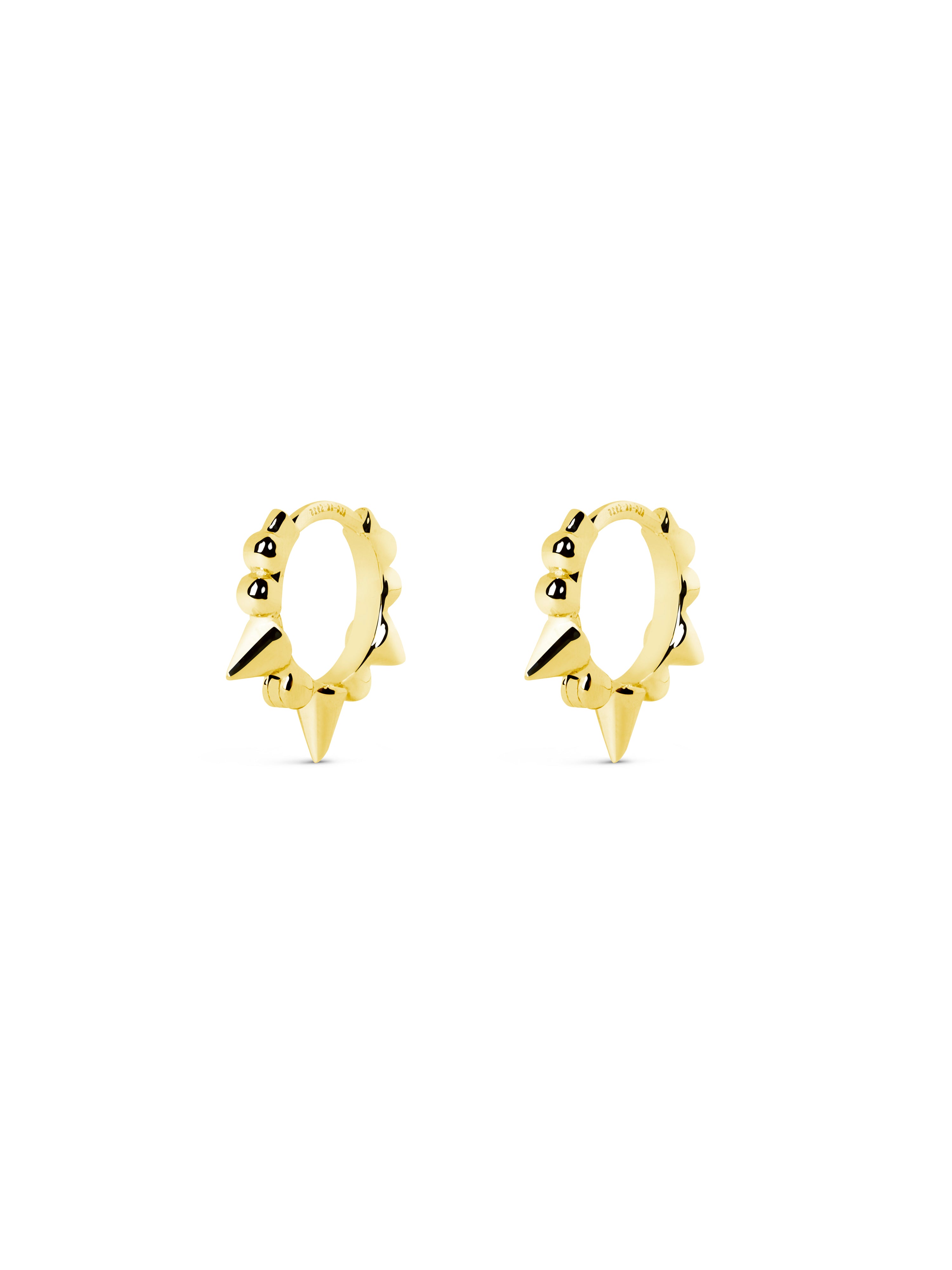Pendientes Single Rolling Oro