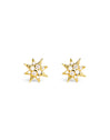 Pendientes Stud Polar Star Oro