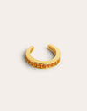 Pendiente Suelto Ear Cuff Cleo Orange Oro