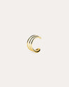 Pendiente Suelto Ear Cuff Triple Oro