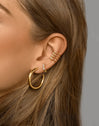 Pendientes Aro Tube Oro Puesta