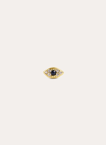 Eye of Horus Gold Single Earring