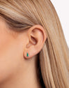 Dino T Rex Green Silver Single Earring