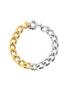 Pulsera Chunky Eslabón Bicolor
