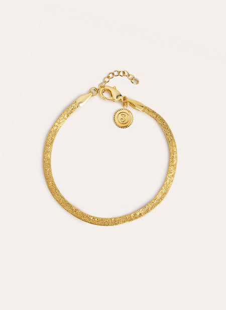 Lisse Sparkling Gold Bracelet