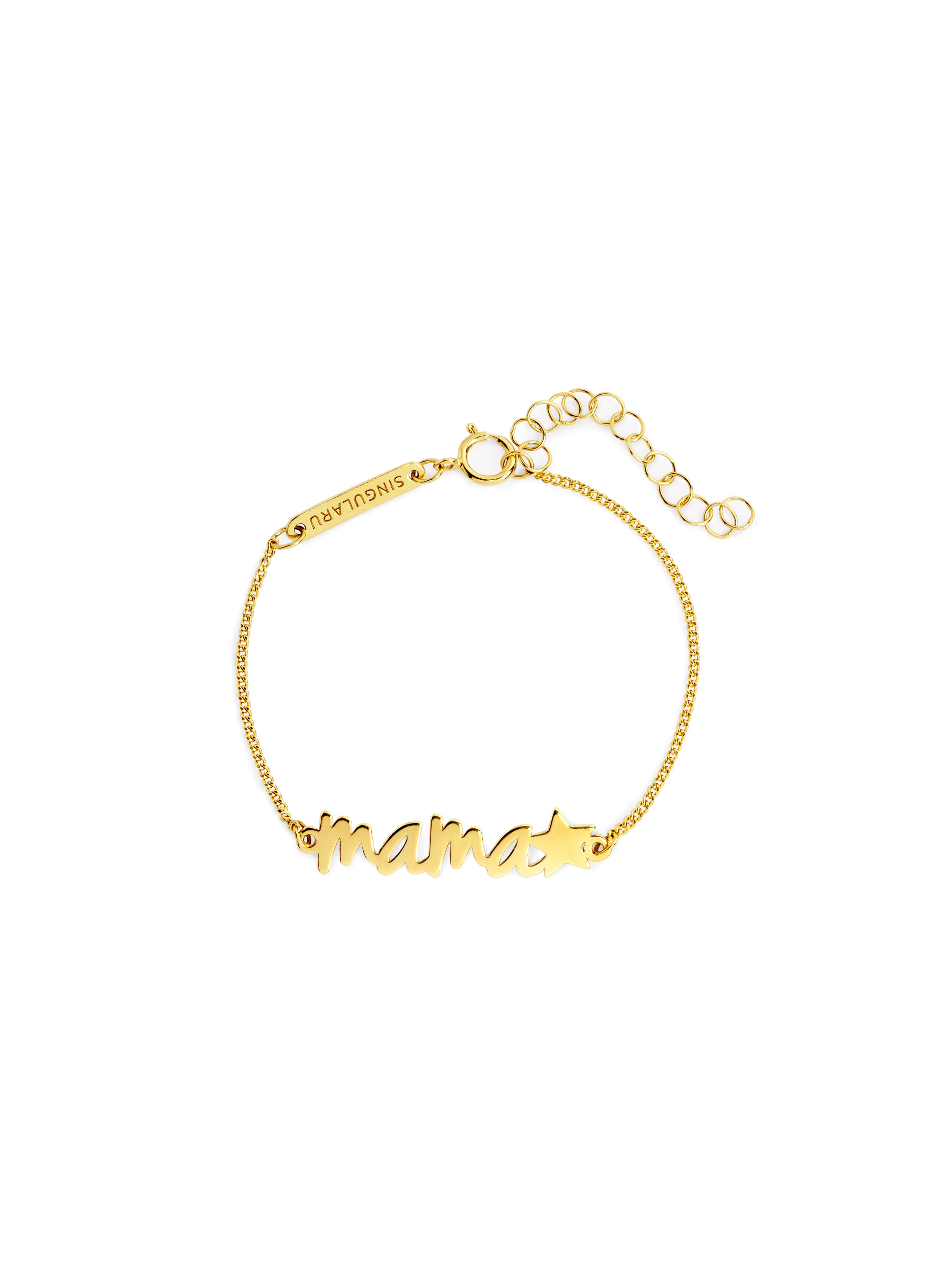 Pulsera Mamá Star Oro