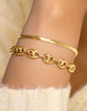 Pulsera Lisse S Baño Oro