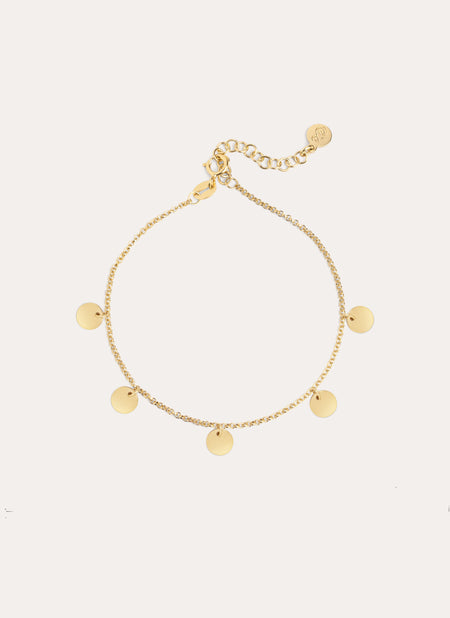 Mini Moons Gold Bracelet
