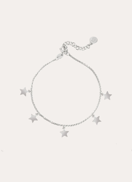 Mini Stars Silver Bracelet