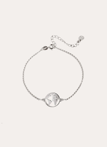World Silver Bracelet