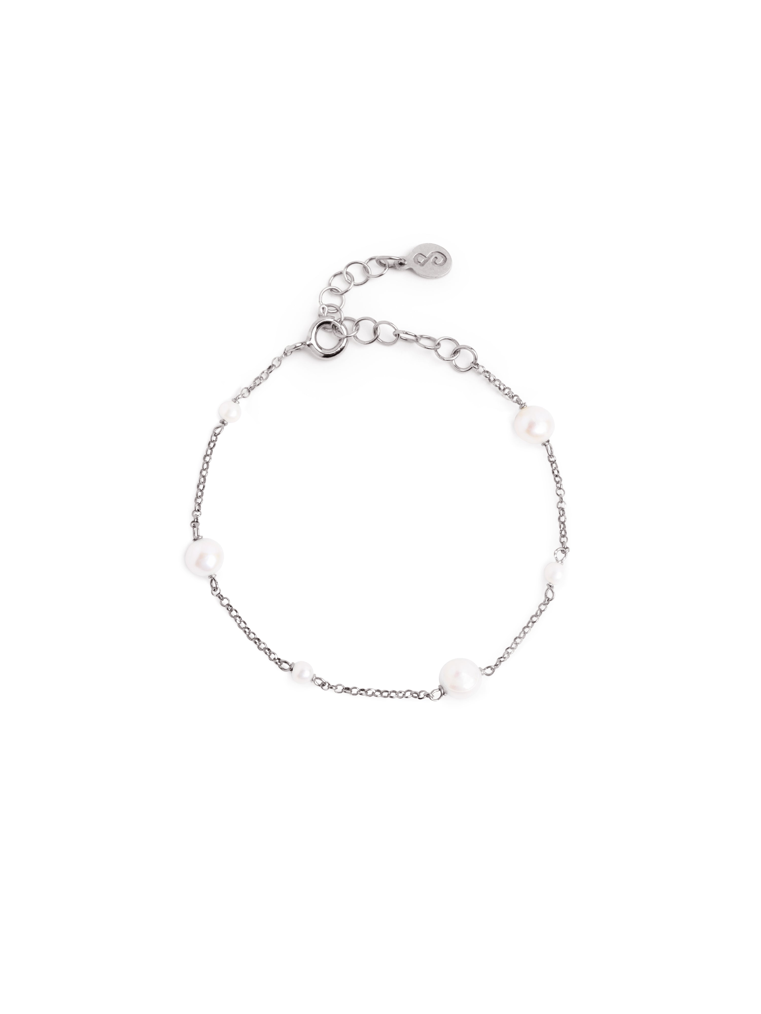 Pulsera Pearl & Pearls Plata