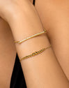 Pulsera 12 Pebbles Oro Puesta