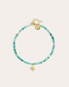 Tobillera Altea Polar Star Turquoise Baño Oro