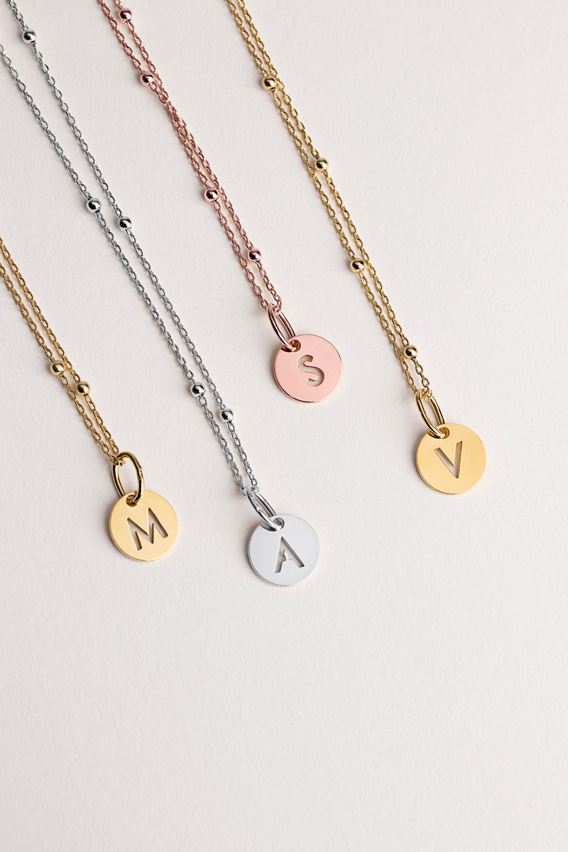 Colar Mini Medallion Prata