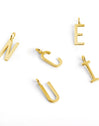 Inicial Collar Personalizado Letters  D Plata Baño Oro