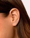 Pendientes Kids Arrow Plata Puesta